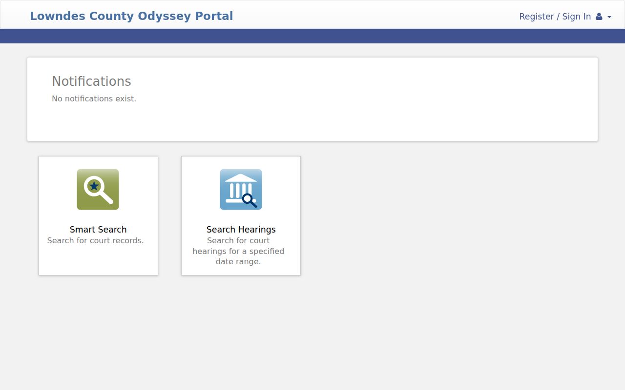 Lowndes County criminal court cases Odyssey portal