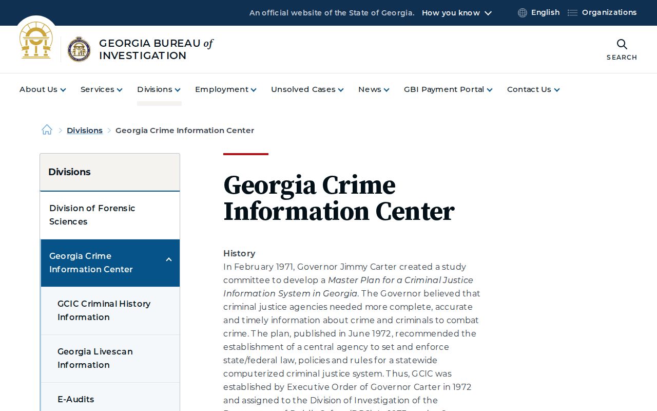 Lowndes County criminal history Georgia Crime Information Center