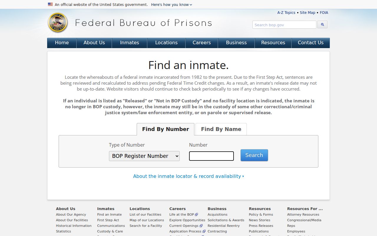 Lowndes County criminal history federal inmate locator